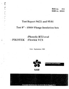 NAM Shell test of 8 inches class 1500 VCS pdf GPT Industries